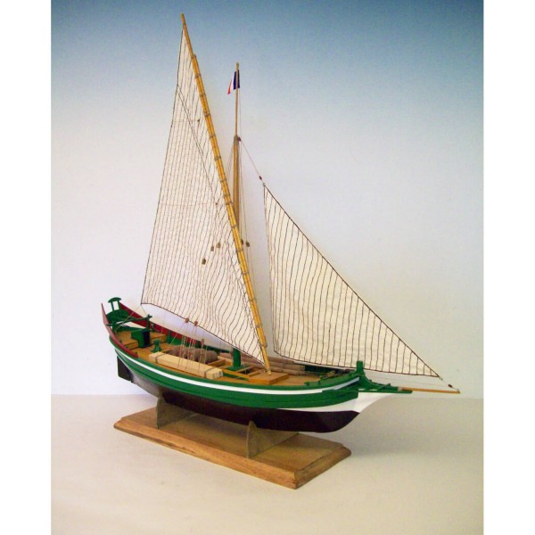Holzmodell - Leichteres Schiff von Arles St Gilles - Soclaine-SA1015