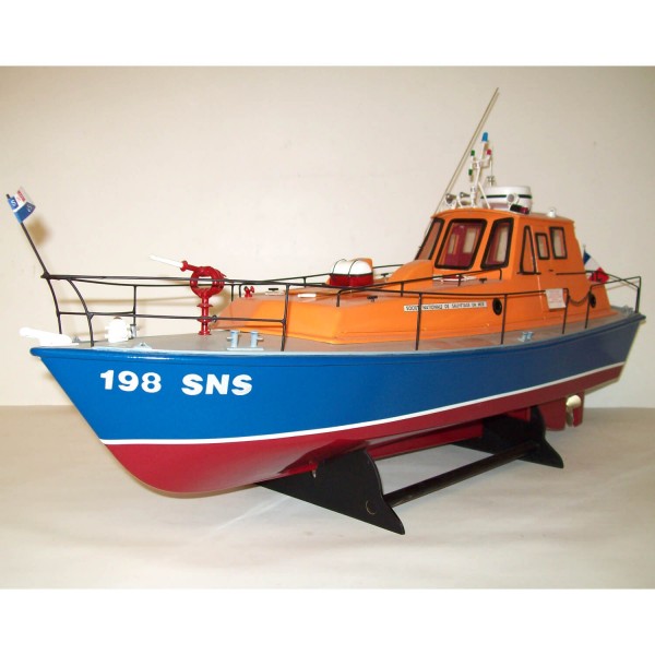 Holzmodell - Rettungsboot auf See - Soclaine-SN1500