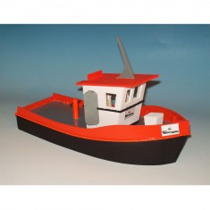 Maquette bateau en bois : Bateau remorqueur