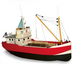 Maquette bateau en bois : Caboteur