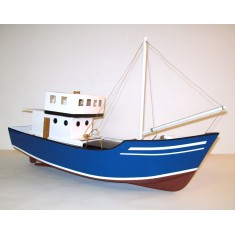 Maquette bateau en bois : Thonier