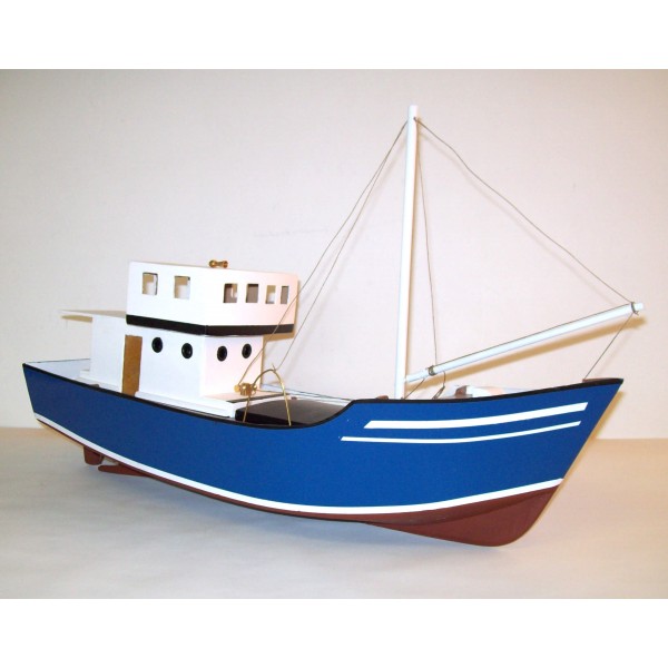 Maquette bateau en bois : Thonier - Soclaine-TI52