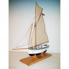 Maquette en bois - Maquereautier de St-Malo Le Rigel