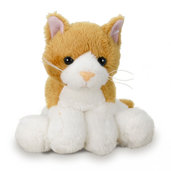 Peluche Chat marron et blanc - Softfriends-SFT35220-2