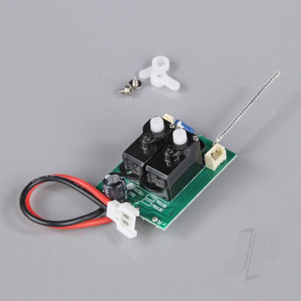 Receiver with Gyro and Surface Mounted Servos (pour Sport Cub 500) - SNKPR2212