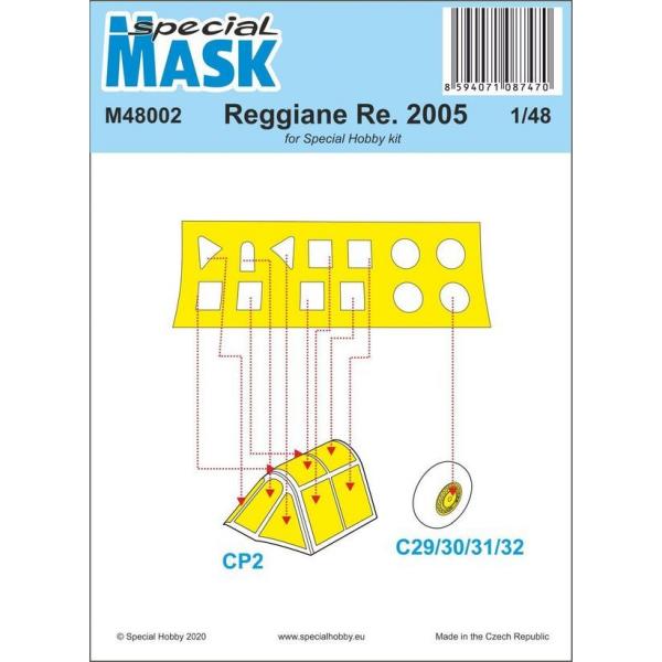 Reggiane Re.2005 Mask - 1:48e - Special Hobby - 100-M48002