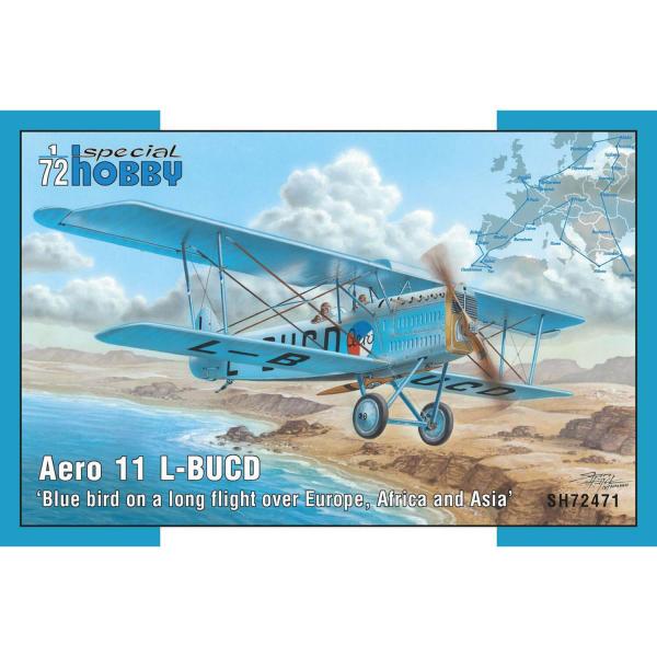 Aircraft model: Blue bird Aero 11 L-BUCD - SpecialHobby-100-SH72471