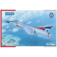 Modell eines Jagdflugzeugs: Mirage F.1 CG der Marke Special Hobby!   Maßstab: 1/72
