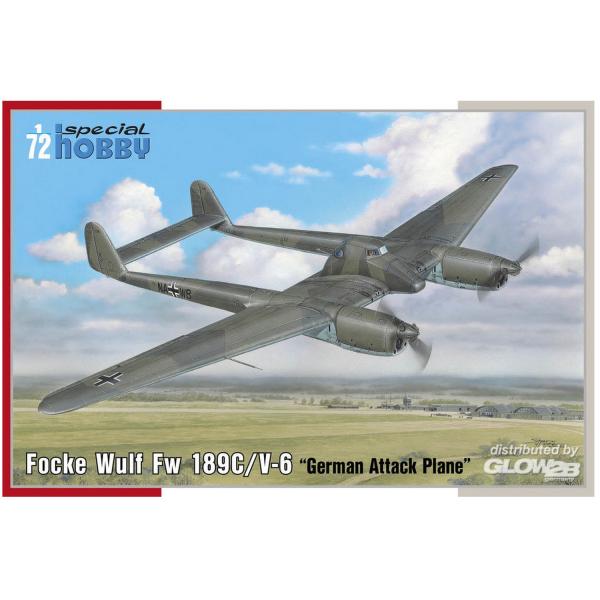 Maqueta de Avión: Focke Wulf Fw 189C - SpecialHobby-100-SH72432