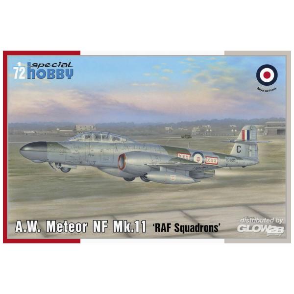 Maquette Avion : A.W. Meteor NF Mk.11 RAF Squardrons - SpecialHobby-100-SH72437