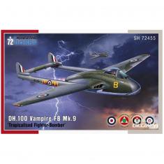 Maquette Avion : DH.100 Vampire FB.Mk.9 Tropicalised Fighter-Bomber