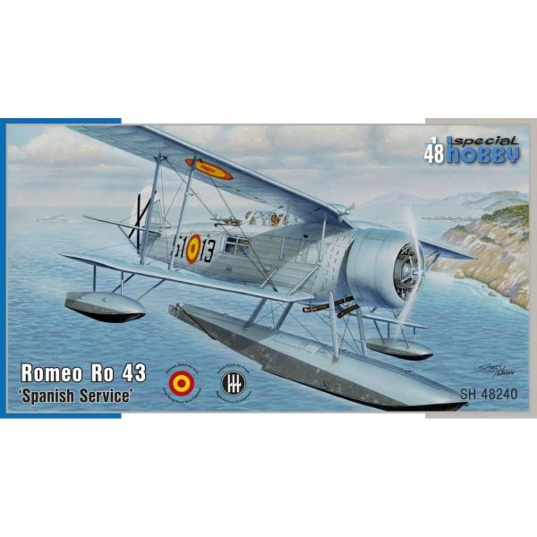 Maquette avion : Romeo Ro 43 Spanish Service - 100-SH48240