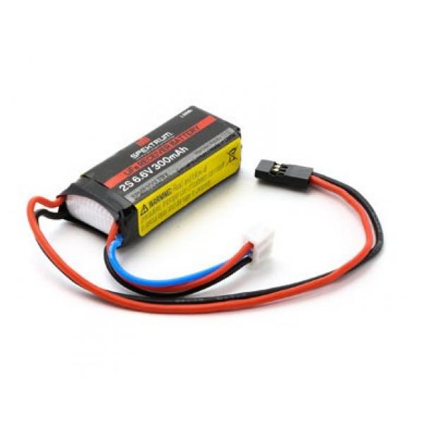 Batterie de réception Li-Fe 2S 6.6V 300mAh Spektrum - SPMB300LFRX - SPMB300LFRX