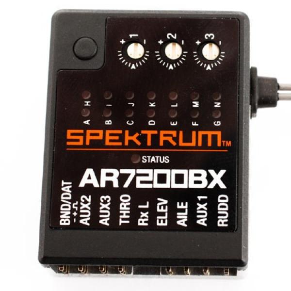 Récepteur AR7200BX 7 Voies + gyro Flybarless BeastX intégré - SPMAR7200BX