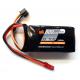 Miniature Lipo 3S 11.1V 800mAh 50C 18AWG (3.26mm diam - 8.37mm2 sect)(1.02mm diam - 0.82mm2 sect) JST BEC Spek