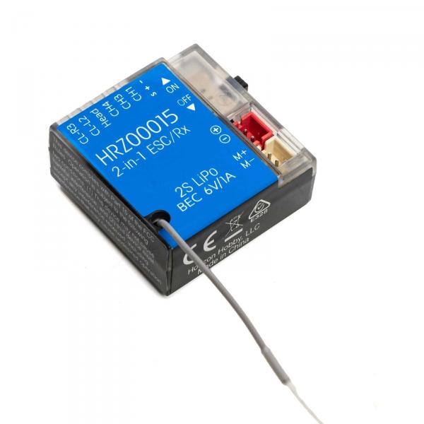 Spektrum - ESC/Receiver, 2.4Ghz, EC2 - 1/24 - HRZ00015