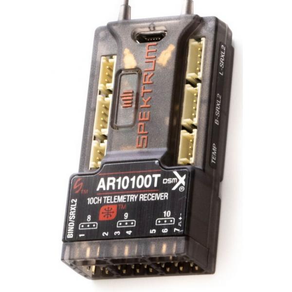 Récepteur AR10100T DSMX 10 voies Télémétrie - SPMAR10100T