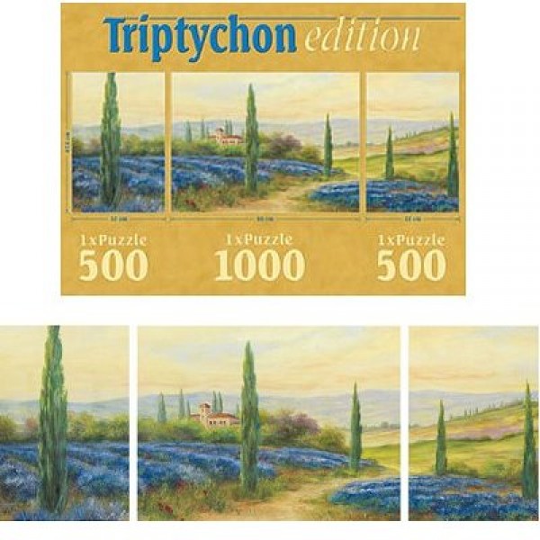 2000 pièces - Triptyque : Toscane - Spielspass-77681-4