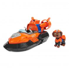 Véhicule et figurine Pat'Patrouille (PAW Patrol) le film : Aéroglisseur de Zuma