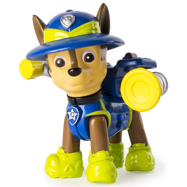 Figurine Pat'Patrouille (PAW Patrol) : Jungle Rescue : Chase - SpinM-6026592-20075124
