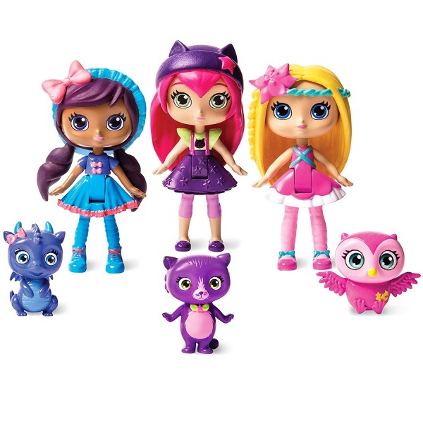 Coffret 3 figurines Les Mini sorcières - SpinM-6026683