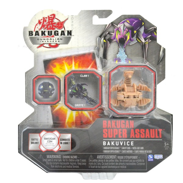 Figurine Bakugan : Super Assault : Bakutremor/Bakuvice - SpinM-6017184-20027690