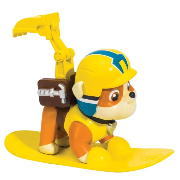 Figurine Pat'Patrouille (PAW Patrol) : Sac à dos Hiver : Snowboard Ruben - SpinM-6026592-20070732