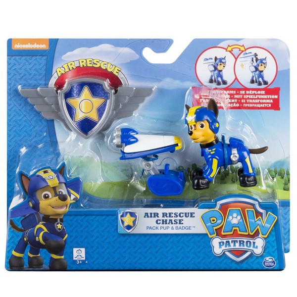 Figurine Pat'Patrouille (Paw Patrol) Air Rescue : Chase - SpinM-6027031-20071465