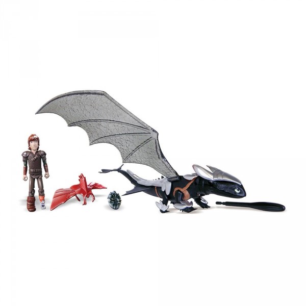 Figurines avec armure dragons : Harold et Krokmou - SpinM-6028214-2
