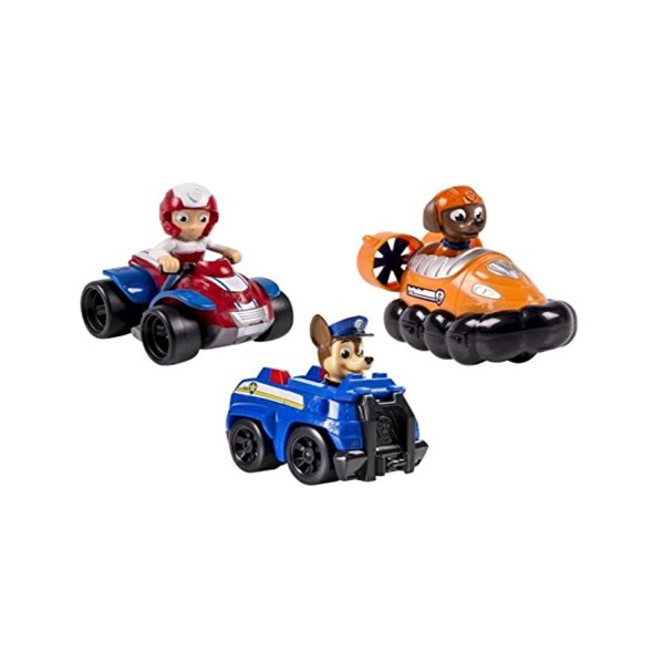 Figurines Pat'Patrouille : Chase, Zuma et Ryder - SpinM-6024059