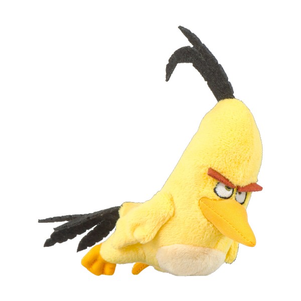 Peluche Angry Bird 12.5 cm : Chuck (jaune) - SpinM-6027846-20073178