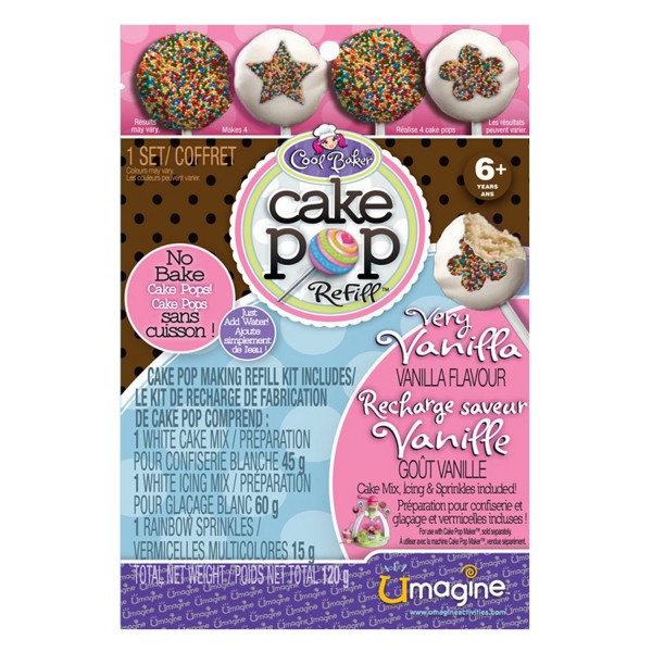 Recharge Pâte Cake Pops : Vanille - SpinM-6020381-20060188-Vanille