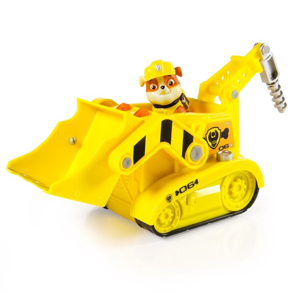 Véhicule deluxe Pat'Patrouille (Paw Patrol) : Bulldozer sonore et figurine Ruben - SpinM-6026257-20070084