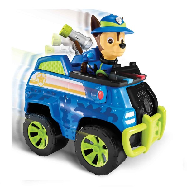 Véhicule Pat'Patrouille (PAW Patrol) avec figurine Jungle Rescue : Cruiser de Chase - SpinM-6031703-20079020