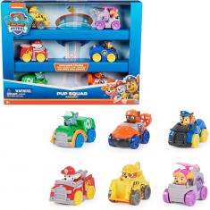 Paw Patrol - la Pat'Patrouille : coffret 6 voitures et figurines