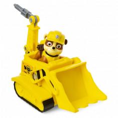 VÉHICULE ET FIGURINE PAT'PATROUILLE (PAW PATROL) - Bulldozer de Ruben