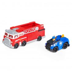 Paw Patrol vehicles and figurines: True Metal fire truck