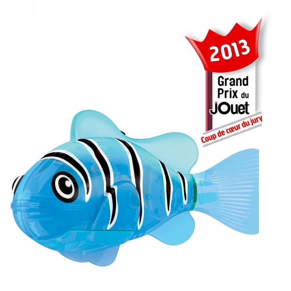 Jouet pour le bain : Robo Fish lumineux Bleu et Noir - SplashToys-31318-Bleu