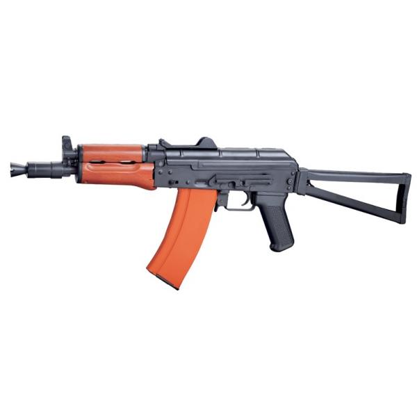 Réplique AEG AKS-74UN full metal et bois pack complet 1,2J - LK5004