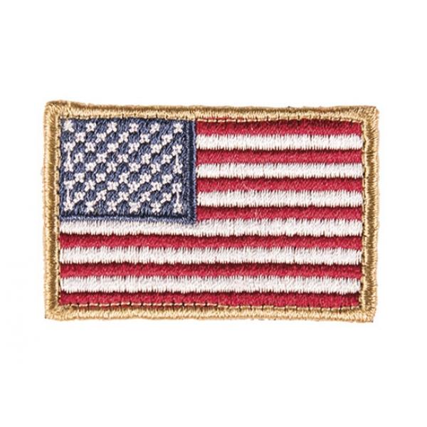 Patch brodé drapeau USA couleur 4 x 6cm - A60480