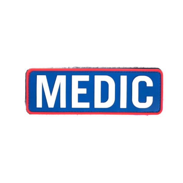 Patch PVC Medic Blanc et Bleu - A60314