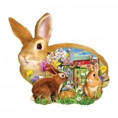 Puzzle forma 1000 piezas : Springtime Bunnies