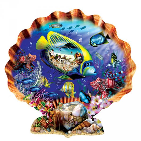 Puzzle shape 1000 pieces : Souvenirs of the Sea - Sunsout-95355