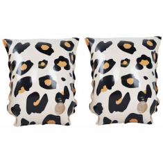 Swimming Armbands - Beige Leopard