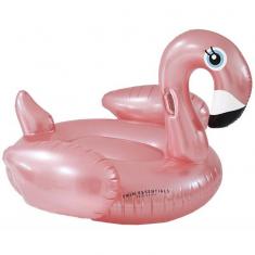 Bouée De Bain - Flamant Rose-Doré - 150 Cm