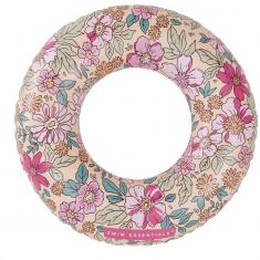 Bade-Schwimmring – Rosa Blüte -  55 Cm