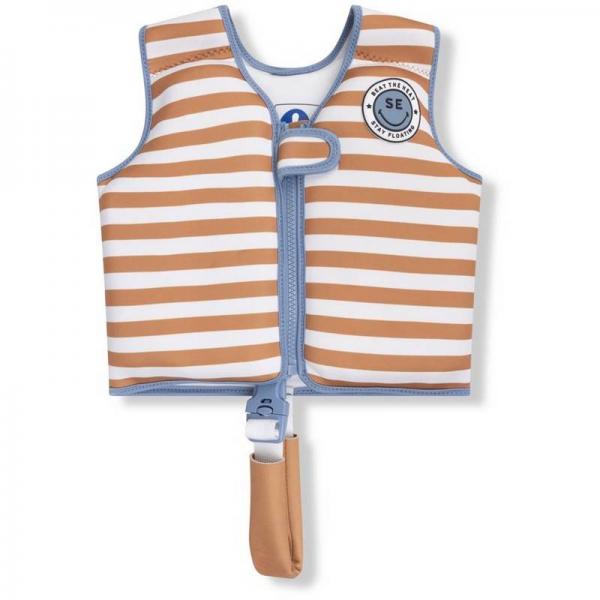 Gilet De Natation - Rayures brunes - SwimE-3441148