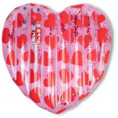 MATELAS AQUATIQUE Cœurs Rouge