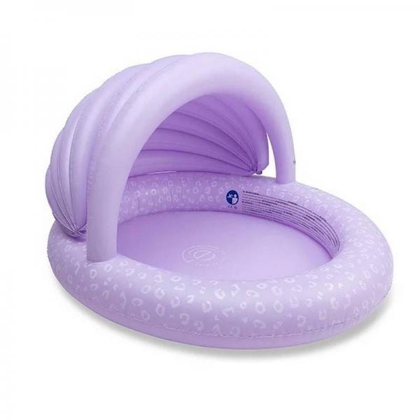 Kids' Pool with CANOPY - Lilac Leopard - SwimE-3411416