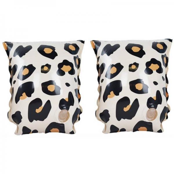 Schwimmflügel – Beiger Leopard - SwimE-3418113
